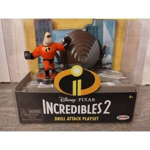 Disney The Incredibles 2 Drill Attack Playset Figure Action